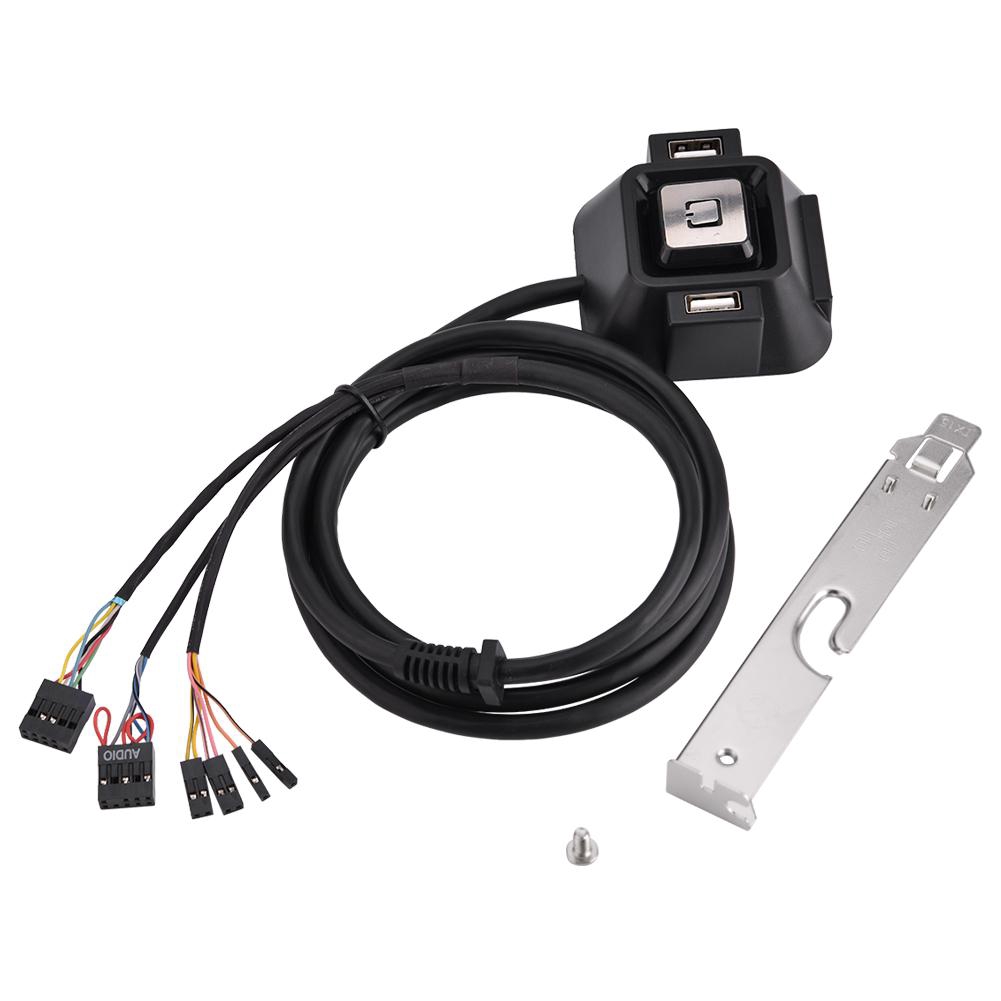 ถูกสุดๆสวิทช์ PC Switch 2 USB Ports Power Reset Button Audio Port ...