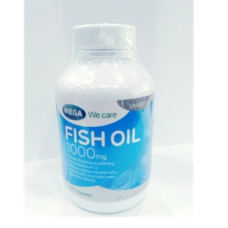 Mega We Care Fish oil 1000 mg 100เม็ด