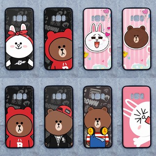 Samsung S8 S8+ S9 S9+ Note20ultra Note20 เคสลายหมีบราวน์