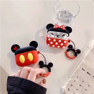พร้อมส่ง🇹🇭 เคสสำหรับ Airpods รุ่น Gen1 - Gen2 - Pro เคสซิลิโคน เคสใส่แอร์พอดมิกกี้ / มินนี่ mickey i9s, i11, i12