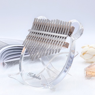 ขาตั้งเปียโนคริสตัลรูปปลาโลมาแบบพกพาสําหรับ 10-key 17-key Kalimba Stents