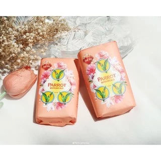 หอมมาก หอมจริงๆ ทะลุห่อ Parrot สบู่นกแก้ว จัมโบ้ 105 กรัม /70กรัม มาใหม่ โรส เบอร์รี่ ลิลลี่ พีช แพค 4ก้อน