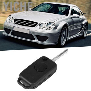 [คลังสินค้าใส]Yiche เคสกุญแจรีโมทรถยนต์ 1 ปุ่มสําหรับ Mercedes Benz 1984-2004