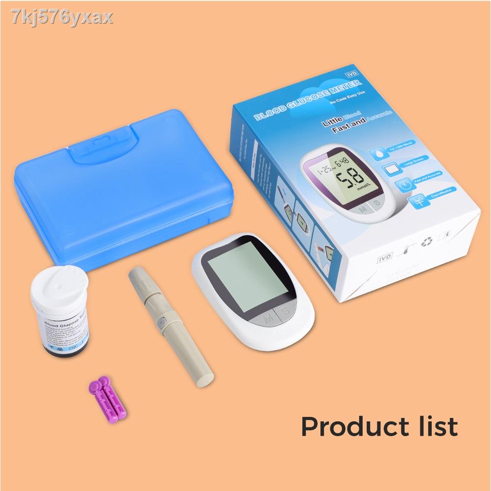 Glucometer Set Blood Sugar Monitoring Kit Blood Glucose Monitor with 25 ...