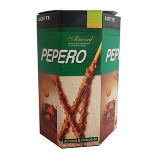 Lotte Almond Pepero128g  ลอตเต้อัลมอนด์เปเปโร่ 128g