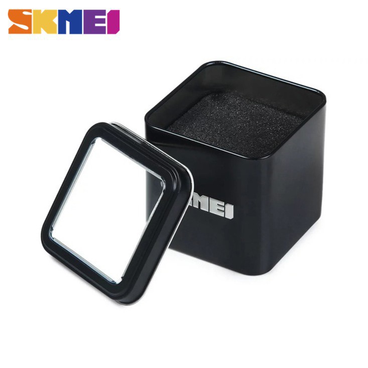 SKMEI กล่องโลหะ เก็บนาฬิกาข้อมือ กล่องของขวัญ 06 box SKMEI LOGO BOX06 watch BOX 