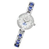 Kimio นาฬิกาข้อมือผู้หญิง สีฟ้า/เงิน สาย Alloy รุ่น KW6000
