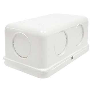 Junction box JUNCTION BOX ELEKTRA 2X4” WHITE Conduit, accessories Electrical work กล่องพักสายไฟ กล่องพักสาย ELEKTRA 2x4