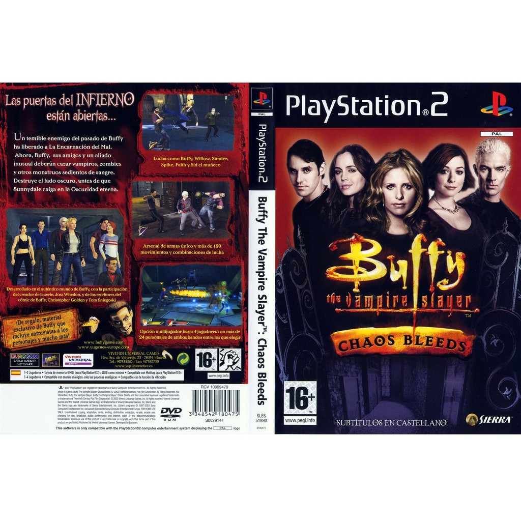 เกมส์ Buffy the Vampire Slayer - Chaos Bleeds  (PS2) สำหรับเครื่องที่แปลงระบบแล้วเท่านั้น