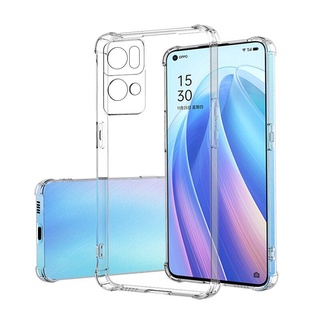 Oppo Reno 7 5G / Reno 7 pro 5G เคสใสกันกระแทก เคสใสนิ่ม เคสกันกระแทก เคสคลุมป้องกันกล้อง Oppo Reno7 ส่งจากไทย