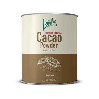 ผงคาเคา ออร์แกนิค ตรา ยามิโตะ Organic Cacao Powder (Llamito Brand)