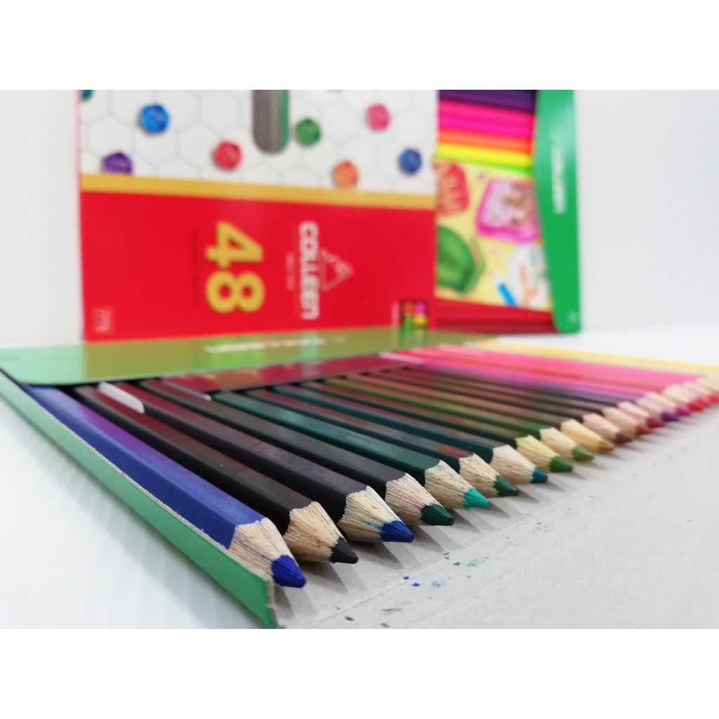 ดินสอสีคอลลีน 48 สี colleen 48 colored pencils