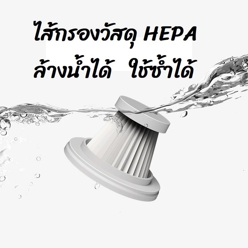 🛒พร้อมส่ง 'ทุกสี' ✨ ST-8000 เครื่องดูดฝุ่น ไร้สาย Car vacuum cleaner wireless ใช้ในรถ ในบ้าน ✨ thumbnail 10