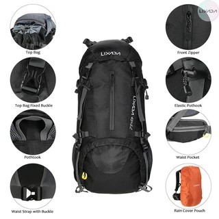 TREKKING Original Lixada กระเป๋าเป้สะพายหลังกันน้ําความจุ 50 ลิตร