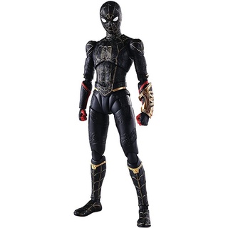 Bandai S.H.Figuarts Spider-Man (Black &amp; Gold Suit) (Spider-Man: No Way Home) 4573102620927 (Action Figure)