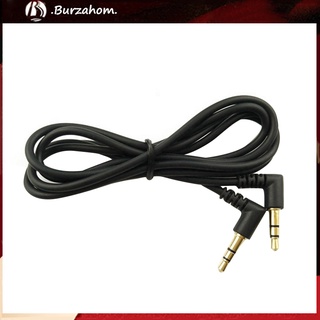 Bur_1 ม. 90 องศา 3.5 มม. Male To Male Car Aux สายเคเบิ้ลเสียงสเตอริโอสําหรับลําโพงรถยนต์