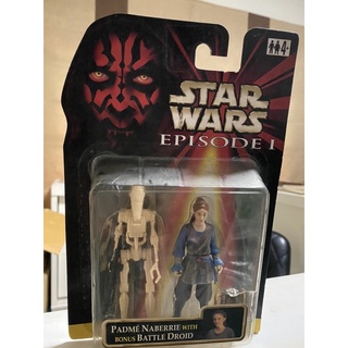 Star Wars Episode 1 (The Phantom Menace) - Hasbro - Padme Naberrie &amp; Bonus Battle