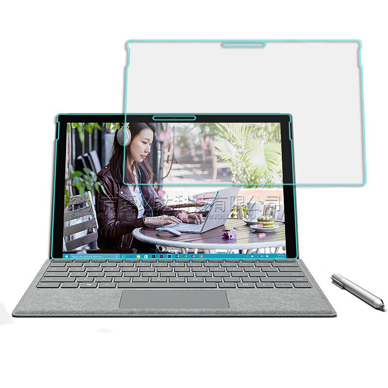 กระจกนิรภัยป้องกันหน้าจอสําหรับ Microsoft Surface Pro 3 4 5 6 Pro5 Pro4 Pro3 Pro6 12.3 12.3 นิ้ว TAB แท็บเล็ตป้องกันฟิล์ม