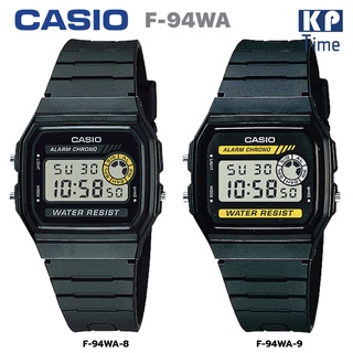 Casio นาฬิกาข้อมือผู้ชาย/ผู้หญิง สายเรซิน รุ่น F-94WA ของแท้ประกันศูนย์ CMG