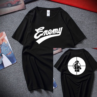 ใหม่ เสื้อยืดแขนสั้น พิมพ์ลาย Rap Public Enemy Camisetas Music สไตล์ฮิปฮอป สตรีท แฟชั่นฤดูร้อน สําหรับผู้ชาย