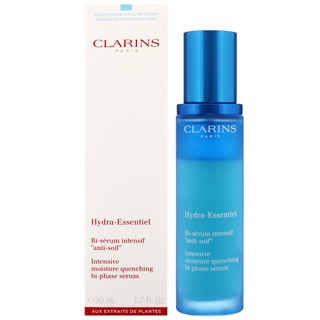 clarins hydra essentiel intensive moisture quenching bi-phase serum 50ml