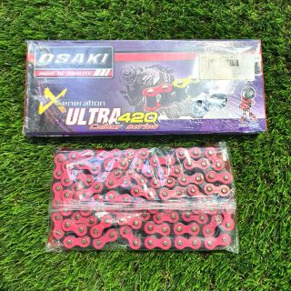 โซ่สีชมพู  (OSAKI ) X-GEN ULTRA 420-104Lถึง120L เลือกความยาวได้