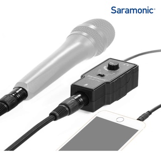 Saramonic SmartRig อินเทอร์เฟซเสียงไมโครโฟน XLR 1 ช่อง ใช้กับ iOS, Android TRS 3.5มม.