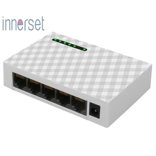 Innerset | 5 พอร์ต 1000 M Gigabit เครือข่ายสวิทช์ Rj45 Lan Desktop Ethernet Hub Shunt