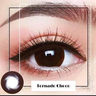 คอนแทคเลนส์ Pretty Doll Tonado(Black,Choco) ค่าสายตา -0.00 ถึง -5.00