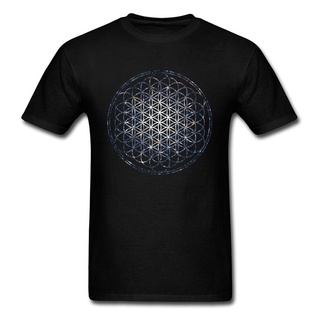 เสื้อยืด พิมพ์ลายกราฟฟิค Mandala s Flower Of Life ทรงเรขาคณิต สําหรับผู้ชาย