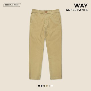 TWENTYSECOND ANKLE PANTS - KHAKI