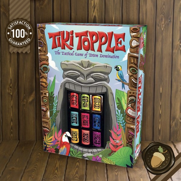 Tiki Topple บอร์ดเกม คู่มือภาษาอังกฤษ (Boardgame บอร์ดเกม การ์ดเกม เกม)
