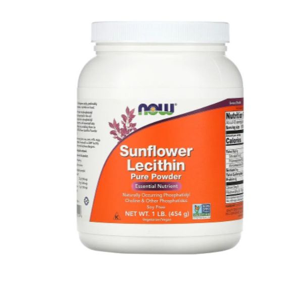 NOW Foods, Sunflower Lecithin, Pure Powder, 1 lb (454 g)