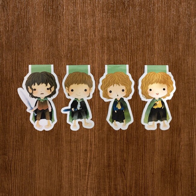 Lord of the Rings / The Hobbit set ที่คั่นหนังสือแม่เหล็ก