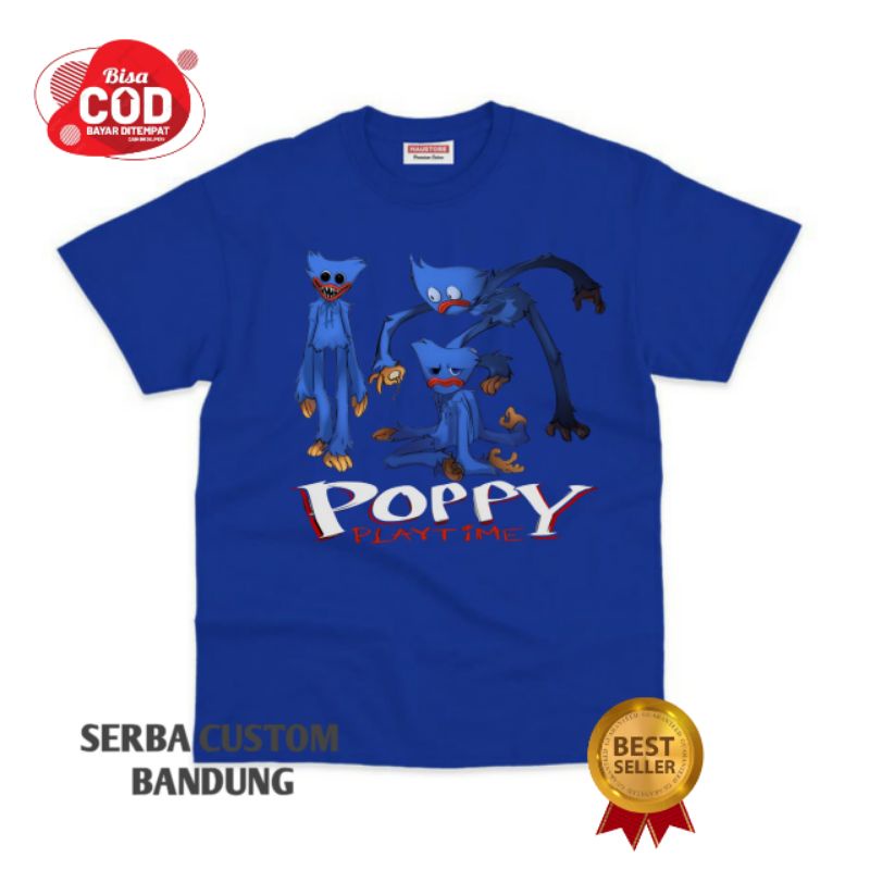 เสื้อยืดเด็ก Huggy WUGGY POPPY PLAYTIME