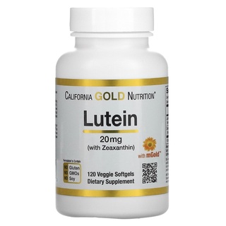 California gold nutrition Lutein 20mg 120 capsules