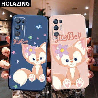 เคสโทรศัพท์มือถือ ขอบสี่เหลี่ยม ลาย Linabell น่ารัก สําหรับ OPPO Reno6 Z 5G Reno 5 Pro 4 4G 3 Reno2 Z F