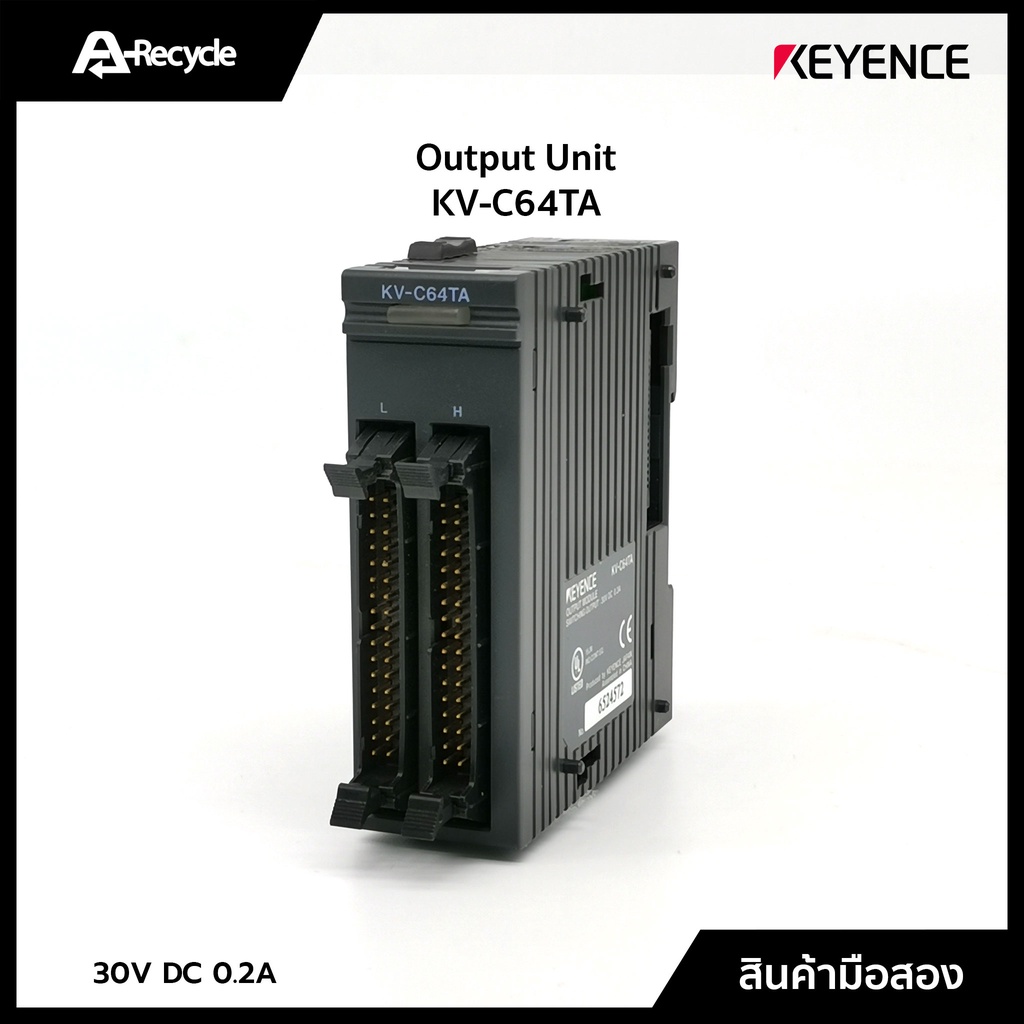 Keyence KV-C64TA  Output Unit ,64 Point Transistor NPN  มือสอง