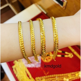 KMDGold สร้อยข้อมือทองแท้96.5% 2สลึง สินค้าขายได้จำนำได้ พร้อมใบรับประกัน