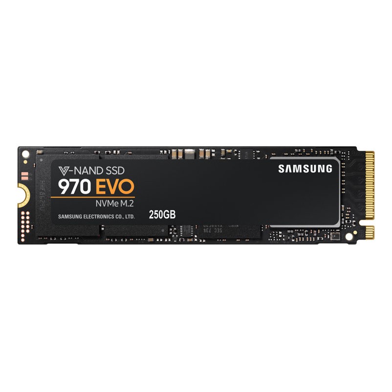 250GB SSD (เอสเอสดี) SAMSUNG 970 EVO M.2 2280 Read/write 3400/1500 MB MZ-V7E250BW -5 Years Warranty