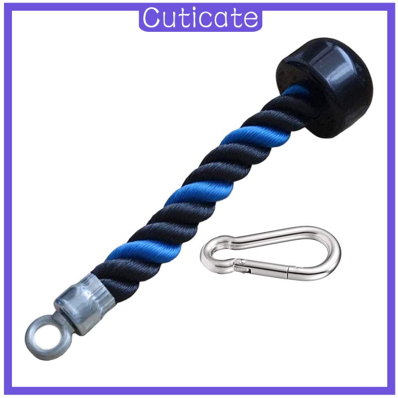 Triceps Rope Single Grip Pulley Cable Attachment Pull Down LAT Handle Blue Shopee Thailand