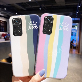 Ready To Ship เคสโทรศัพท์ Redmi Note 11 Pro 5G 4G 11S 11 4G Global Version RAINBOW Color Soft เคส Shockproof Cover