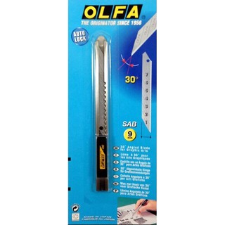 กรรไกรและคัตเตอร์ คัตเตอร์ OLFA SAC-1 อุปกรณ์เครื่องเขียน ผลิตภัณฑ์และของใช้ภายในบ้าน OLFA SAC-1 CUTTER CUTTER