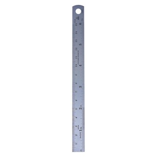 ไม้บรรทัดสเตนเลส KDS 6 นิ้ว 6" KDS STAINLESS RULER