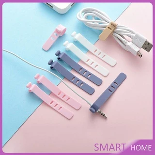 สายรัดซิลิโคน อุปกรณ์สำหรับรัดสายหูฟัง ที่เก็บสายดาต้า silicone cable winder