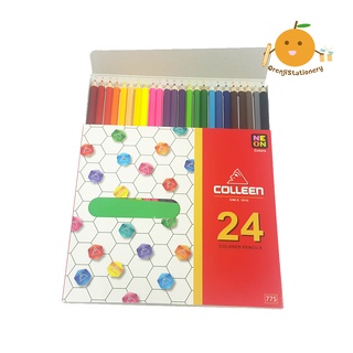 Colleen สีไม้ คอลลีน 24 สี แท่งยาว