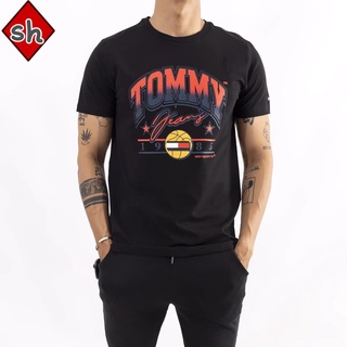 tommy เสื้อยืดแขนสั้น