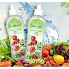 SALE !!ราคาพิเศษ ## Green Ganic น้ำยาล้างผัก ผลไม้กรีนแกนิค 260ml. ##เครื่องใช้ในครัว#Kitchen appliances