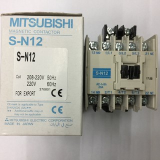 แมกเนติกคอนแทกเตอร์ S-N12 220V20A ac งานแท้