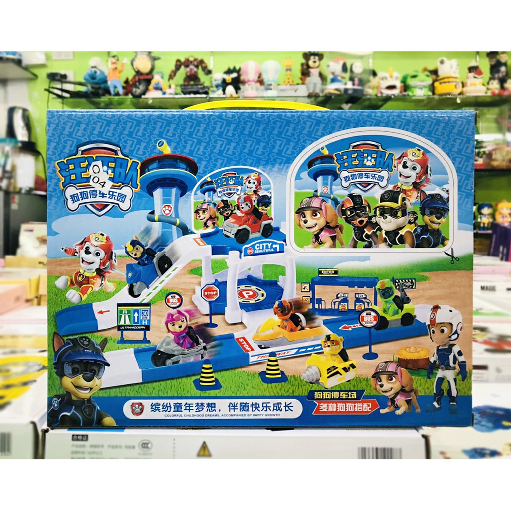 ลานรถแข่ง Paw Patrol พอพาโท พอพาโทรล ของเล่นเด็ก